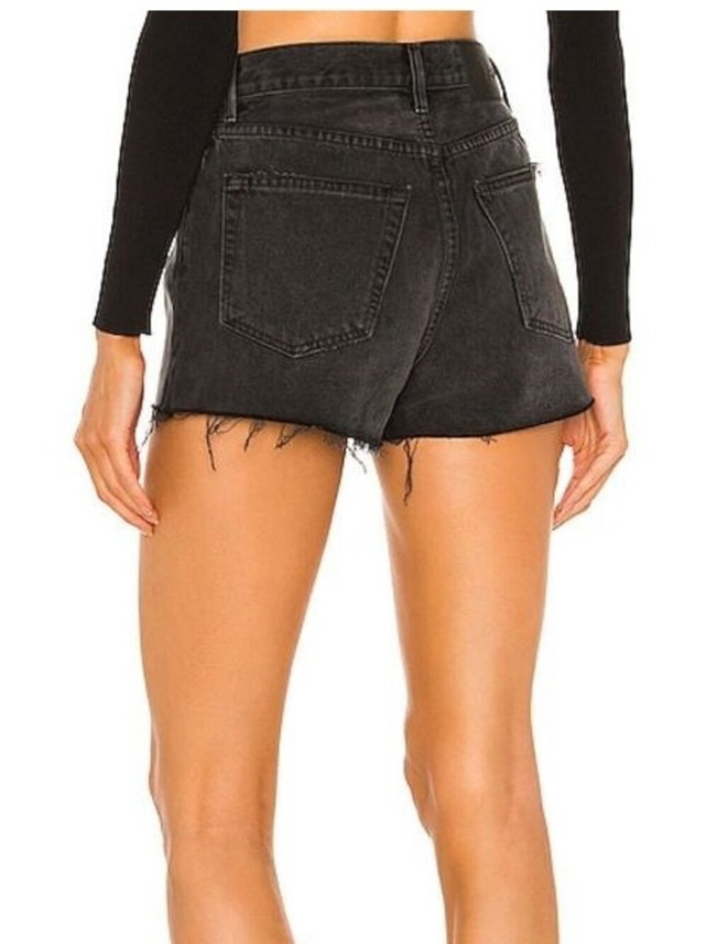 Grlfrnd Lyric High Rise Split Hem Short In Franklin Canyon - Picture 2 of 9